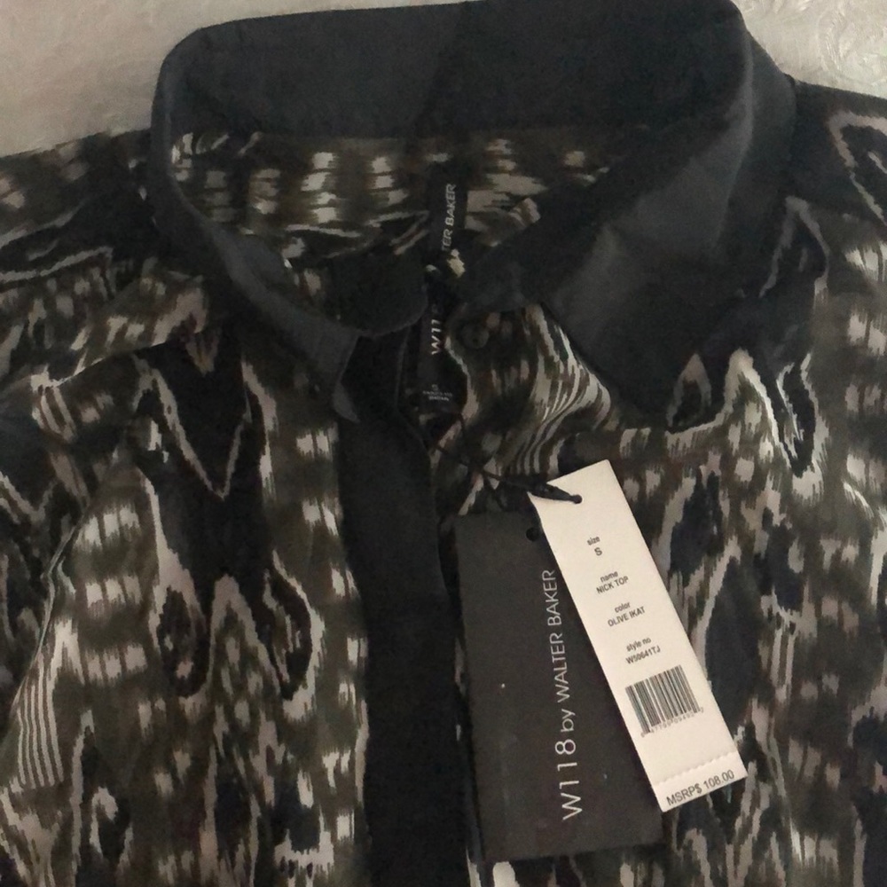 W118 Walter Baker sleeveless blouse, S, New $108